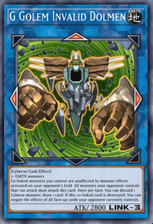 G Golem Invalid Dolmen