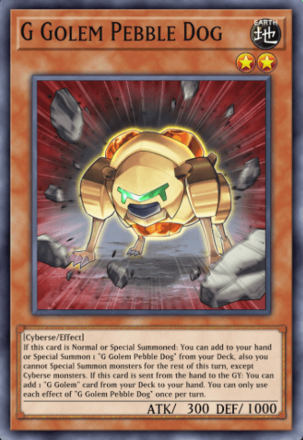 G Golem Pebble Dog