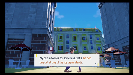 Pokemon Scarlet and Violet - Medali Gym Test Trainer Clue