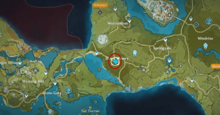 Genshin - Abyss Mage Wallkthrough - Talk to Diluc