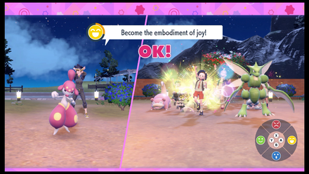 Pokemon Scarlet and Violet - Alfornada Gym Test Buttons ESP