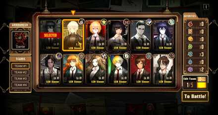 Limbus Company - The Sinner Lineup