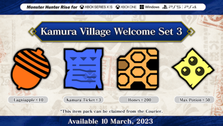 MH Rise Sunbreak - Kamura Welcome Set 3