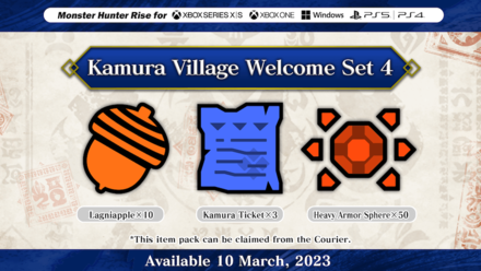 MH Rise Sunbreak - Kamura Welcome Set 4