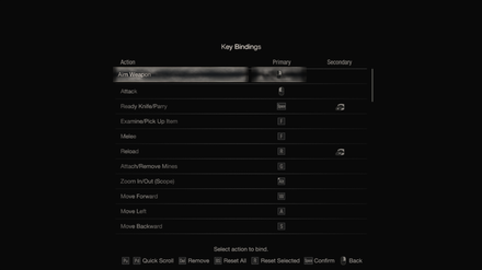 Resident Evil 4 Remake - Change Your Key Bindings