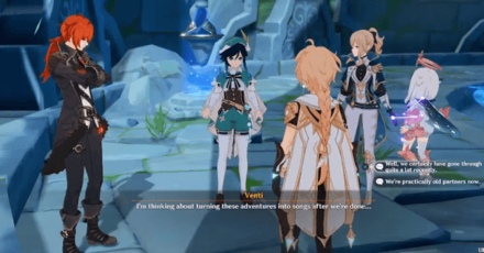 Genshin - Calm Before the Storm Walkthrough - Speak with Venti
