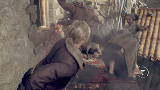 RE4R - kicking after a stagger