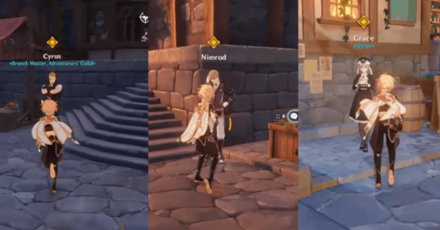 Genshin - When the Wind Dies Down Walkthrough - Chat with Locals