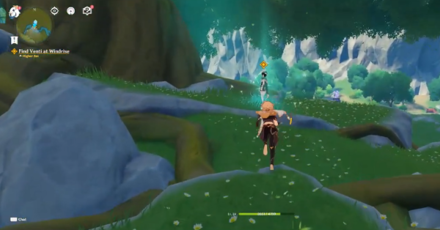 Genshin - Ending Note Walkthrough - Find Venti at Windrise