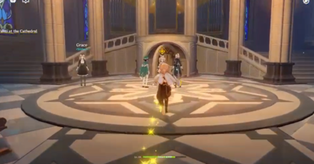 Genshin - Ending Note Walkthrough - Find Jean and Venti at the Cathedral