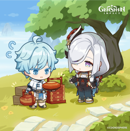 Genshin Impact - Shenhe Birthday Art 2023