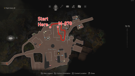 RE4R - Fight them off map