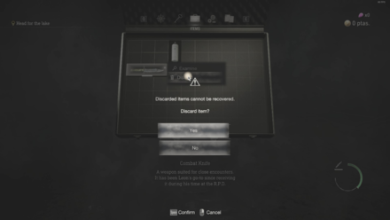 Resident Evil 4 Remake - Discard Items.png
