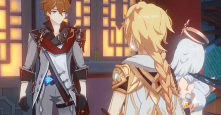 Genshin - Rite of Descension Walkthrough - Talk to Childe at the Northland Bank