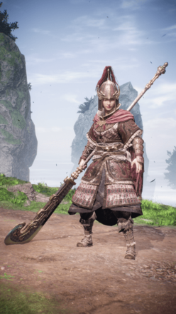 Wo Long Fallen Dynasty - Dauntless Tiger Servant Set and Curve-Headed Glaive