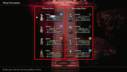Octopath Traveler 2 - Optimize Team