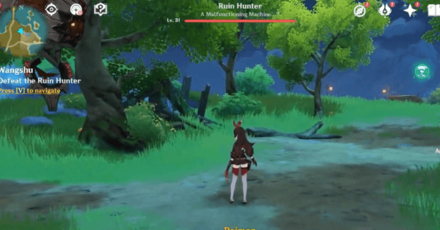 Genshin - Wangshu Walkthrough - Defeat the Ruin Hunter
