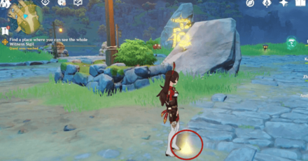 Genshin - Wangshu Walkthrough - Find a place where you can see the whole Witness Sigil