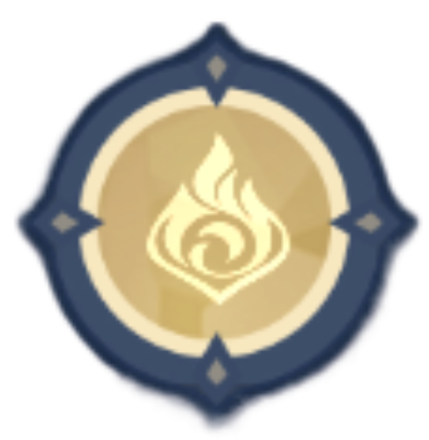 Genshin - Vibro-Crystal - Blazing Receiver