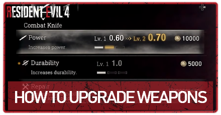 Resident Evil 4 Remake - How to Upgrade Weapons