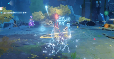 Genshin - Custodian of Clouds - Defeat the Slimes