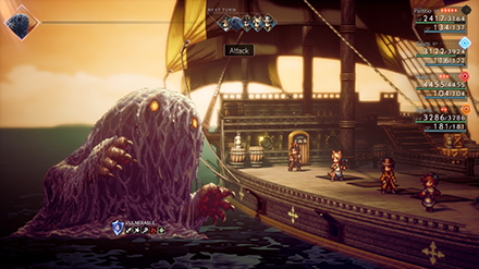 Octopath Traveler 2 - Scourge of the Sea Boss