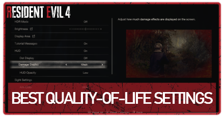 Resident Evil 4 Remake - Best Quality-of-Life Settings