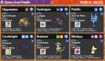 Pokemon Scarlet and Violet - Choice Scarf Palafin