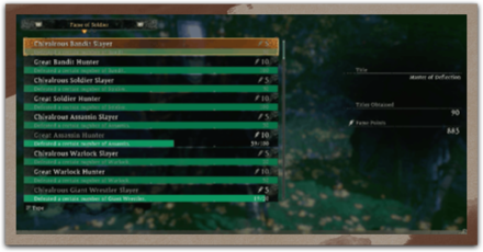 Wo Long Fallen Dynasty - List of Titles