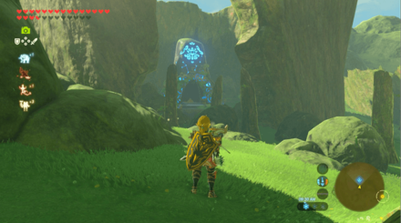 Zelda Breath of the Wild - Namika Ozz Shrine World View