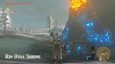 Rin Oyaa Shrine Overworld Location