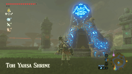 Toh Yahsa Shrine Overworld Location