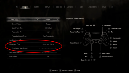 Aim Assist Setting