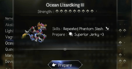 Octopath Traveler 2 - Ocean Lizardking