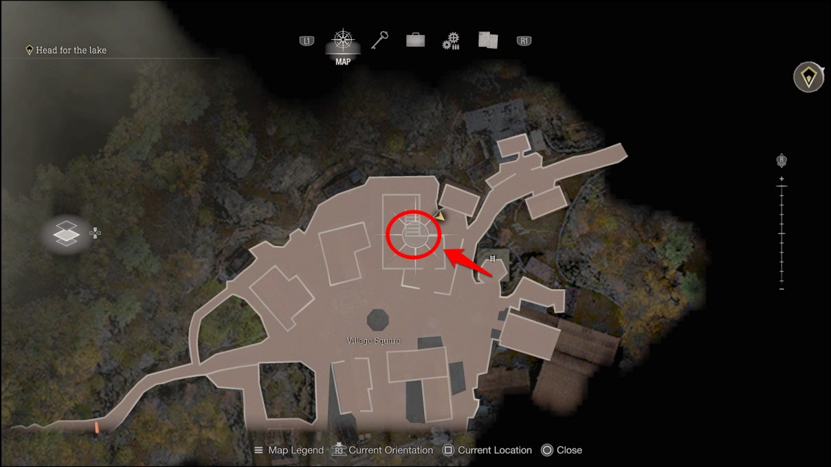 Resident Evil 4 The Village Bell Tower Map