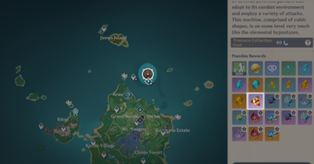 Genshin - Perpetual Heart Location - Narukami Island Inazuma