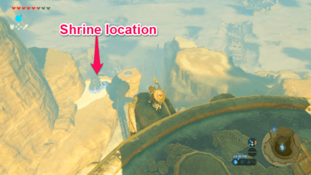 Sasa Kai Shrine Overworld Location