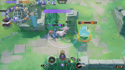 Pokemon UNITE - Goodra pulls Snorlax with Power Whip