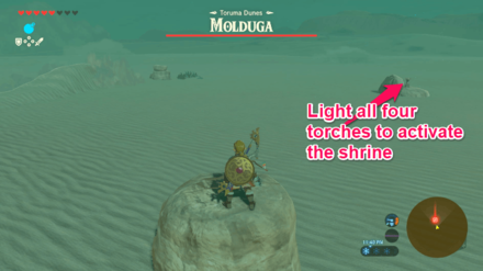 Tho Kayu Shrine Overworld Location