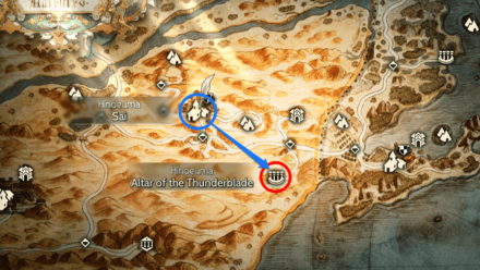Octopath Traveler 2 - Warrior Altar Map