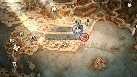 Octopath Traveler 2 - Thief Altar Map