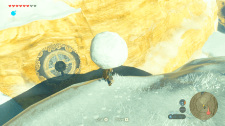 Wait until 4 pm (BotW) - Secret of the Snowy Peaks Shrine Quest