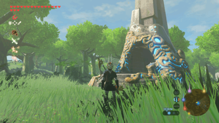 Yowaka Ita Shrine Overworld Location