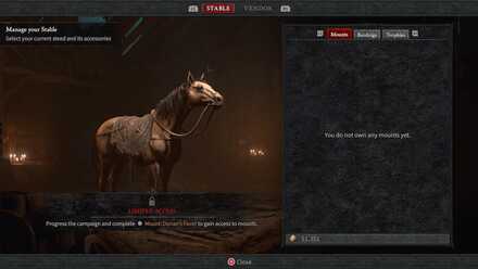 Complete Mount Donans Favor to Gain Access to Horse Mounts