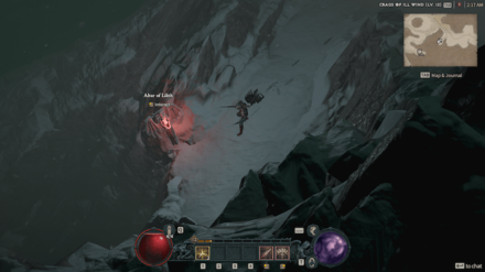 Diablo 4 - Altar of Lilith #12 Fractured Peaks Sarkova Pass Map