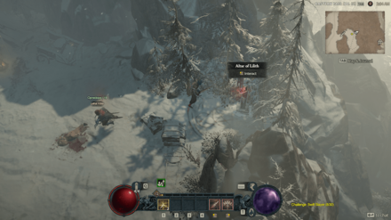 Diablo 4 - Altar of Lilith #4 Fractured Peaks Desolate Highlands Map