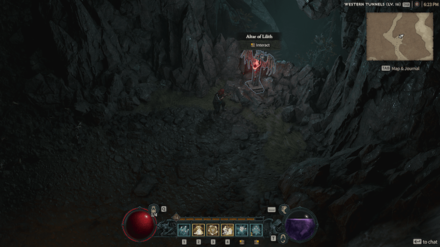 Diablo 4 - Altar of Lilith #19 Fractured Peaks Frigid Expanse Map