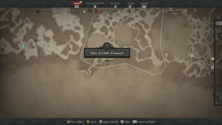 Diablo 4 - Altar of Lilith #20 Fractured Peaks Dobrev Taiga Map