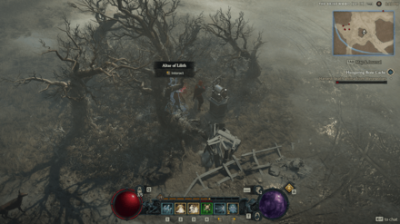 Diablo 4 - Altar of Lilith #5 Fractured Peaks The Pallid Glade Map
