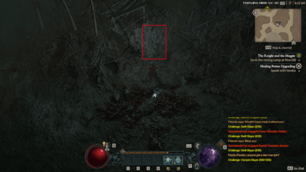 Diablo 4 - Altar of Lilith #21 Fractured Peaks Dobrev Taiga Map